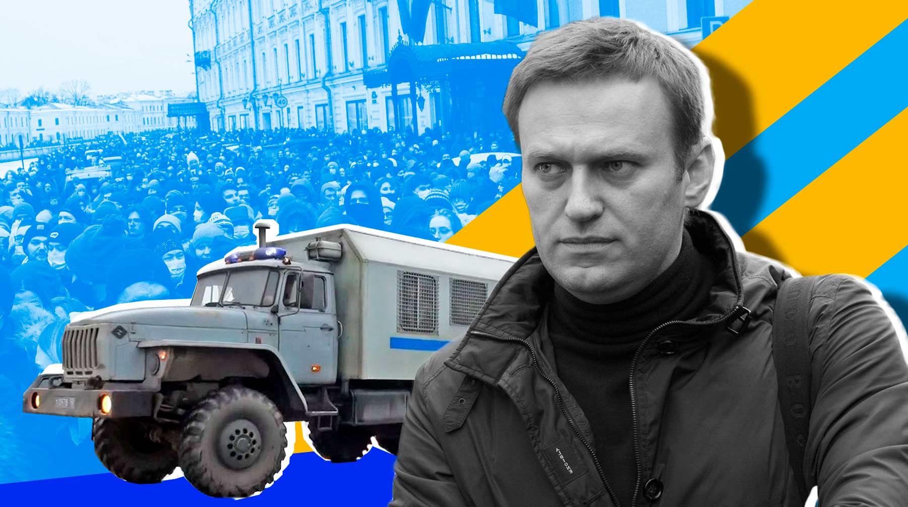 По всей России задержали около 1,5 тысячи протестующих, и это очень мало по сравнению с январскими акциями Коллаж: © Daily Storm