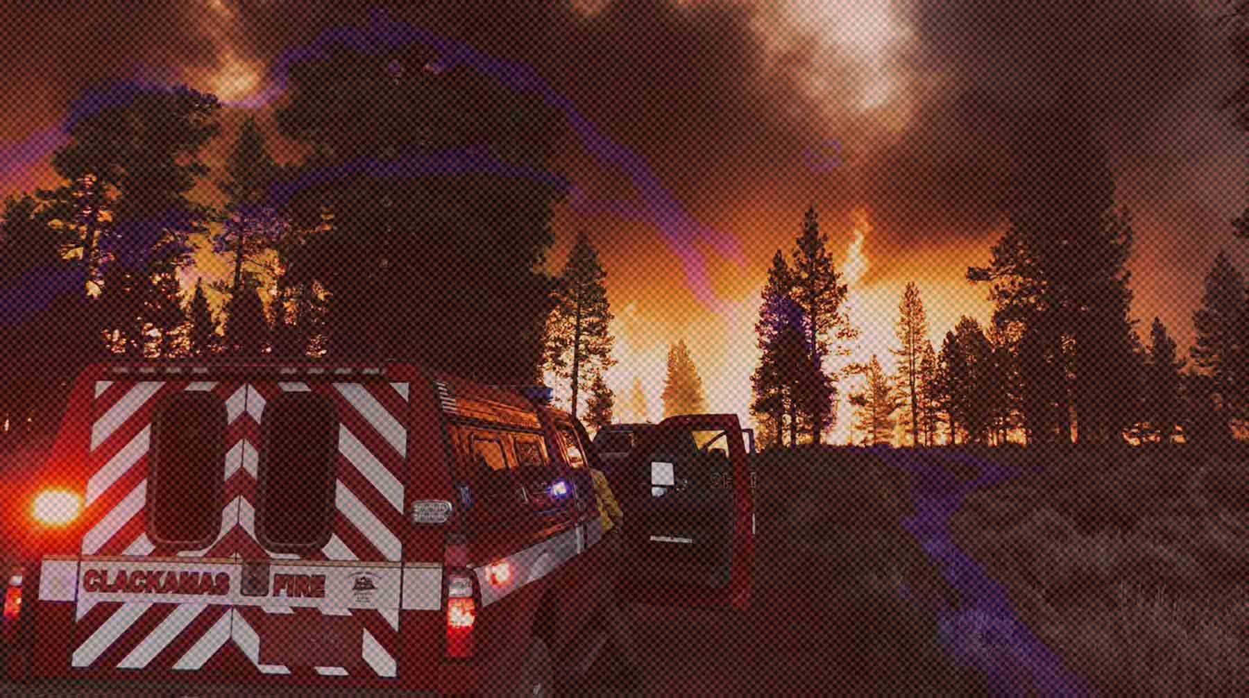 Более 25 тысяч американцев были эвакуированы из-за пожаров Фото: Global Look Press / National Wildfire Coordinating G