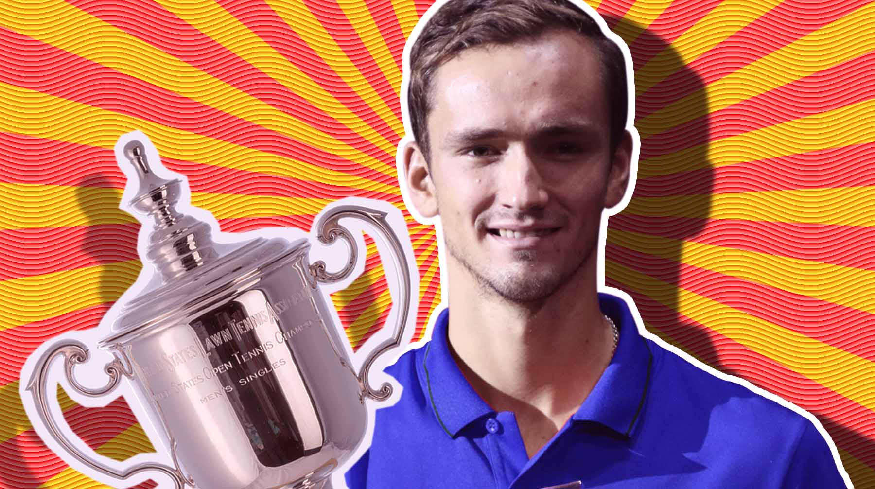 Российский теннисист впервые победил на турнире Большого шлема Коллаж: Daily Storm