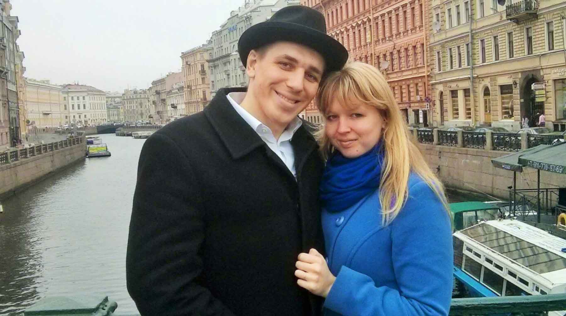 Артем Боровиков с супругой Дарьей