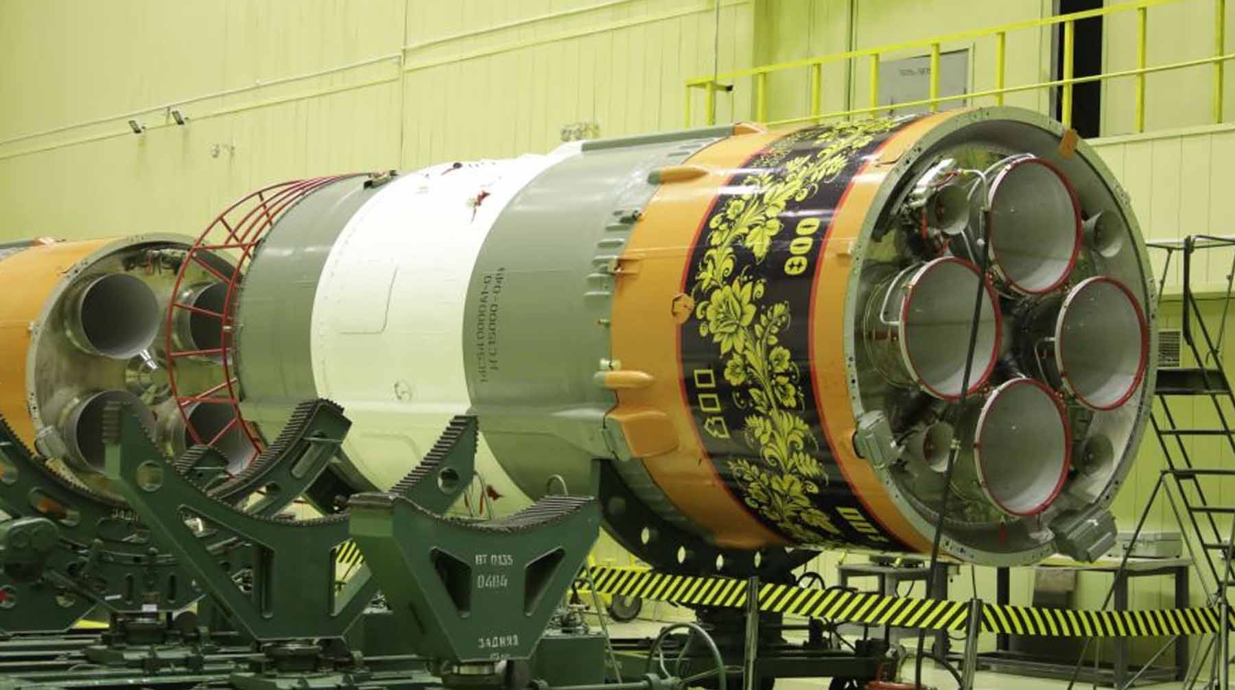 «Пакет» ракеты-носителя под корабль «Прогресс МС-18»