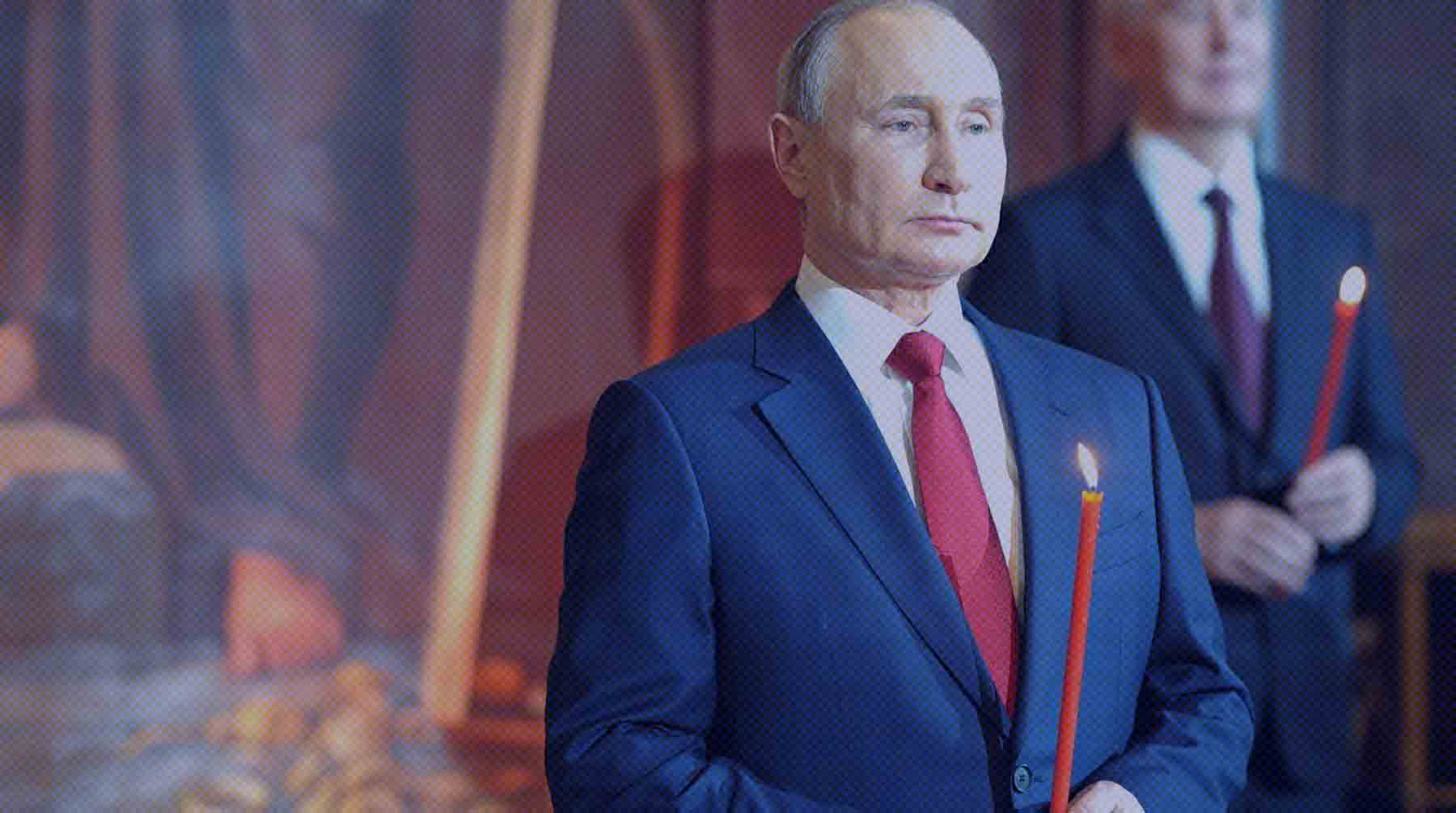 Президент России посетил богослужение в храме Спаса Нерукотворного образа undefined