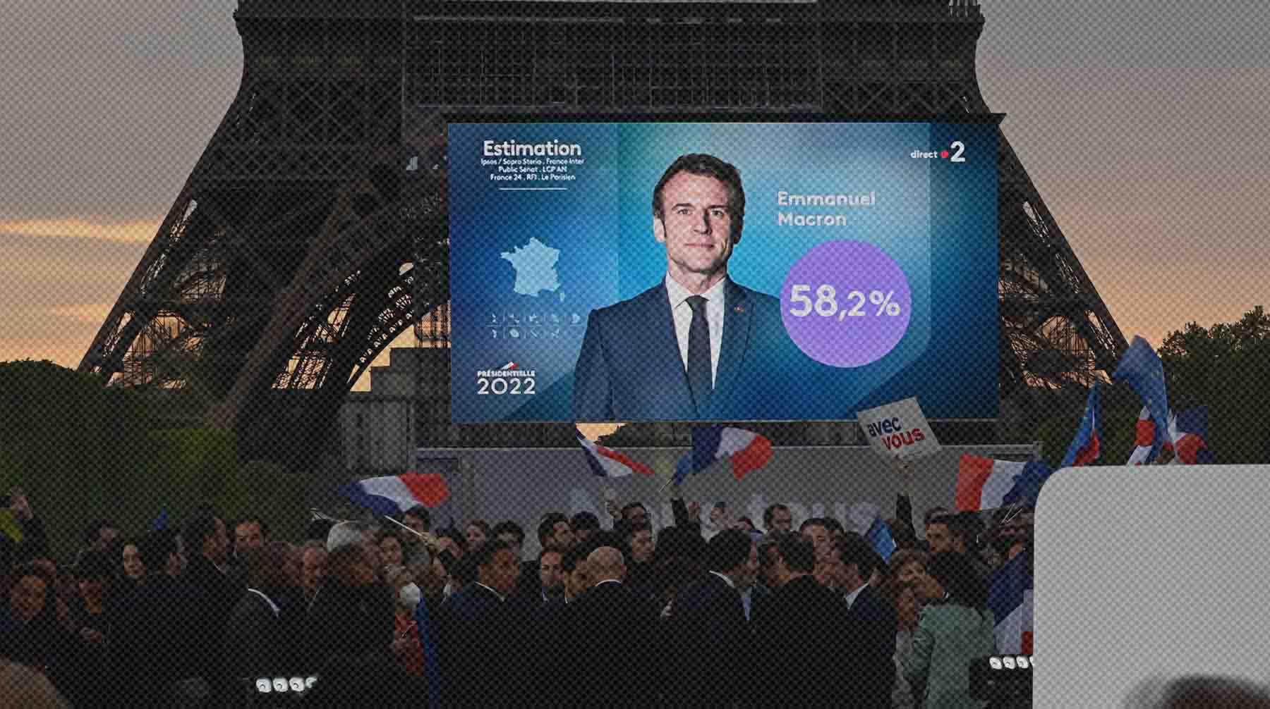 Как во Франции встретили переизбрание Макрона