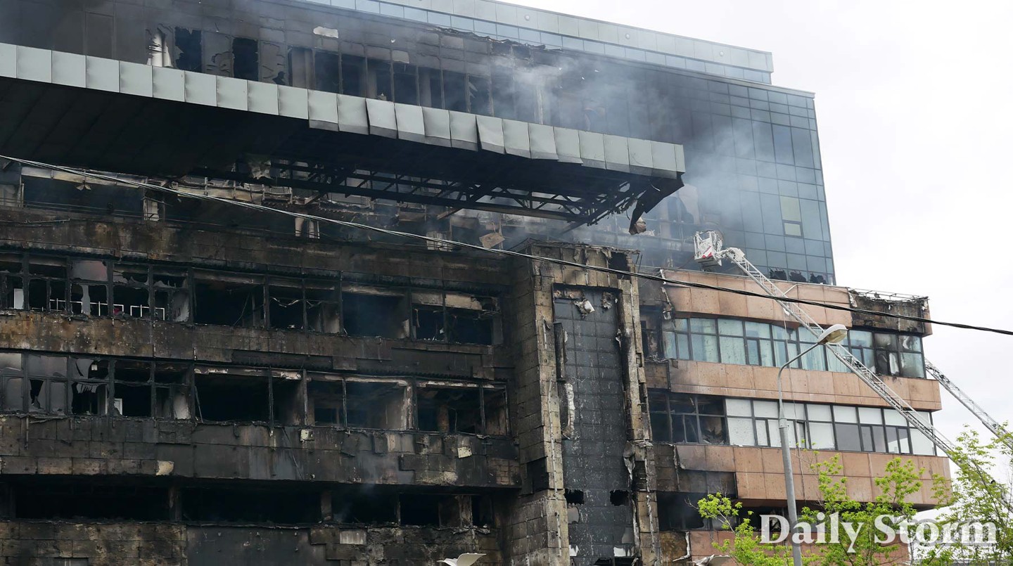 Пожар в «Гранд Сетунь Плаза»