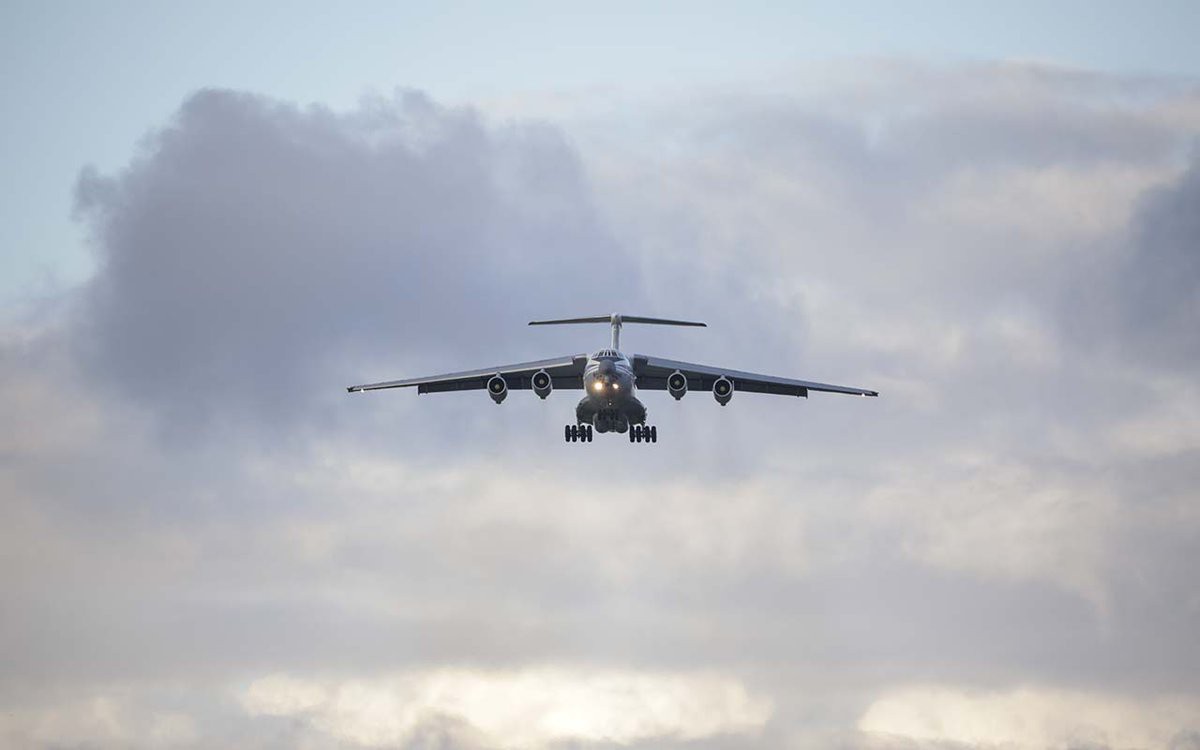 В Рязани рухнул военно-транспортный самолет Ил-76, три человека погибли