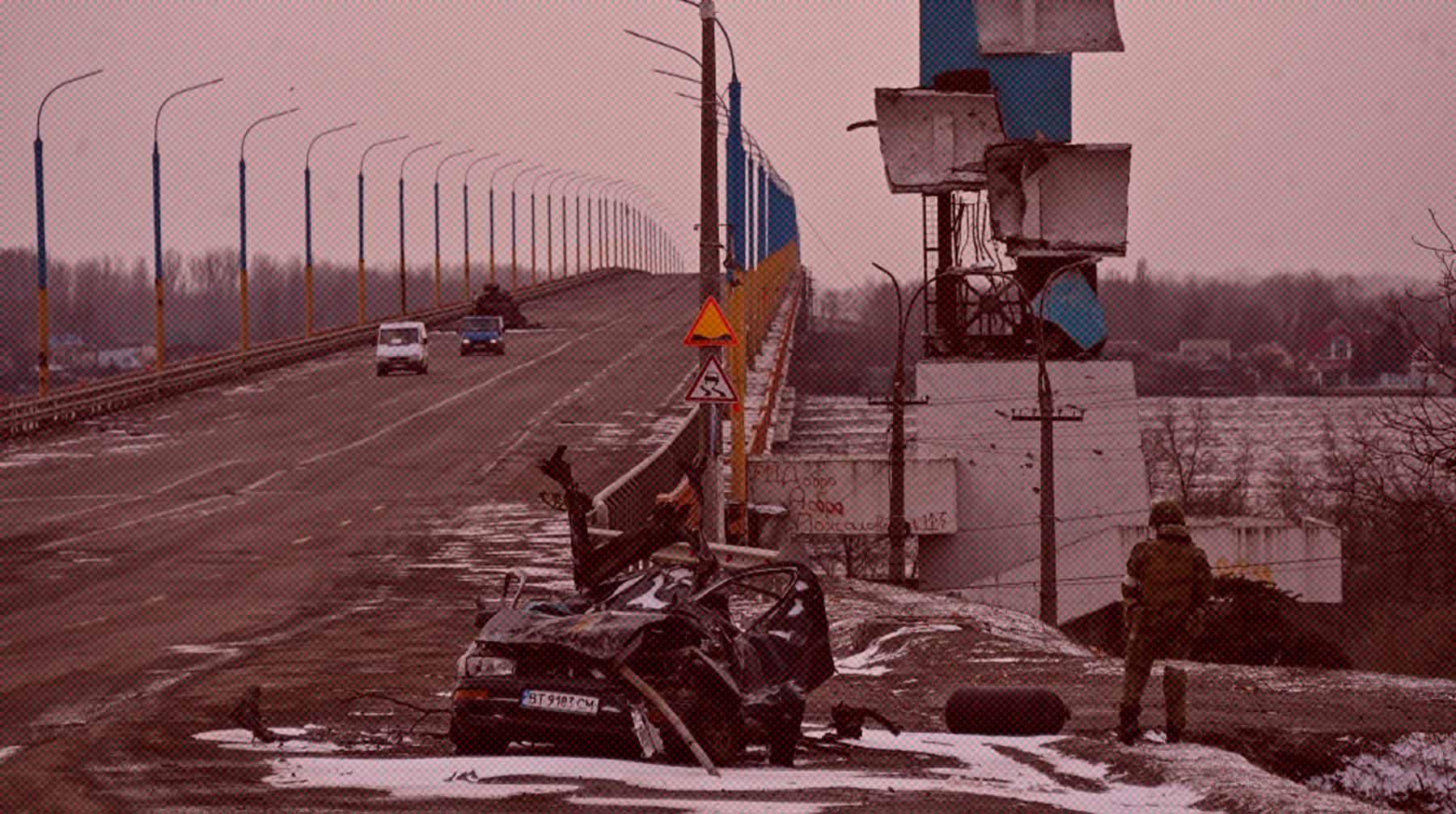 Dailystorm - В Херсонской области сообщили об обстреле ВСУ единственного моста через Днепр