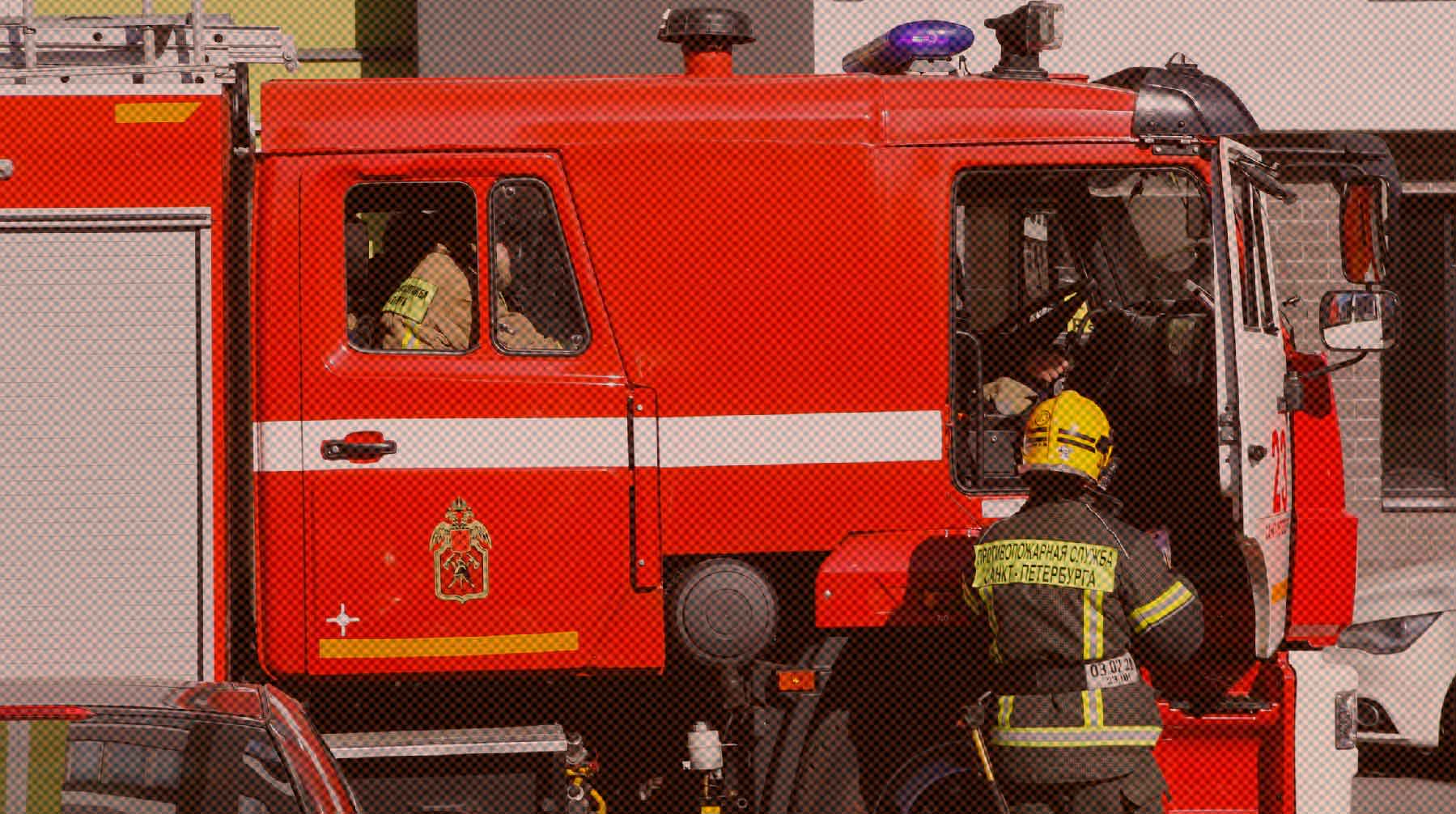 В ведомстве сообщили, что сейчас спасатели борются с огнем Фото: Global Look Press / Максим Константинов