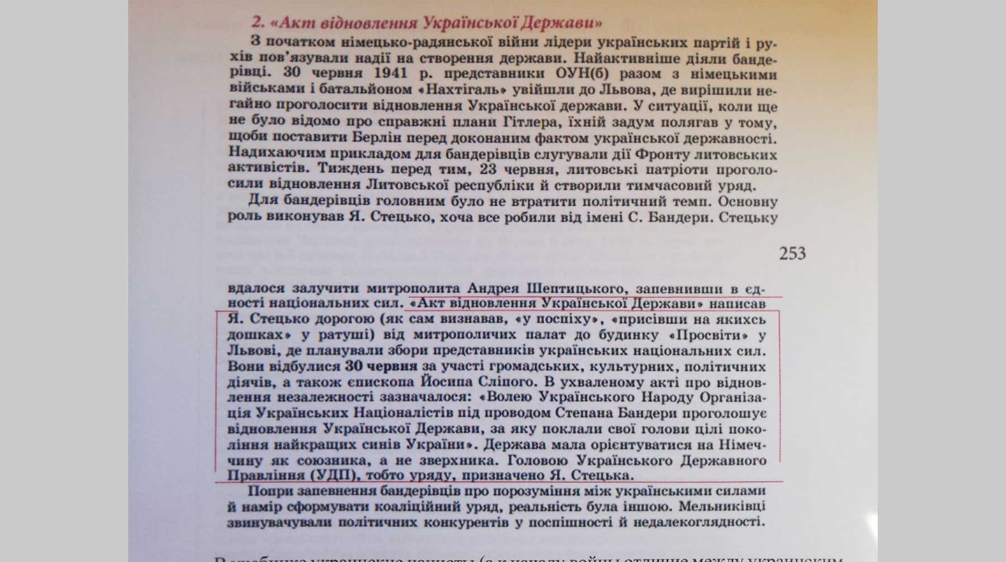 Історія України 10 клас М.М. Мудрий, О.Г. Аркуша (2018 рiк). Киев «Генеза».— С. 253.
