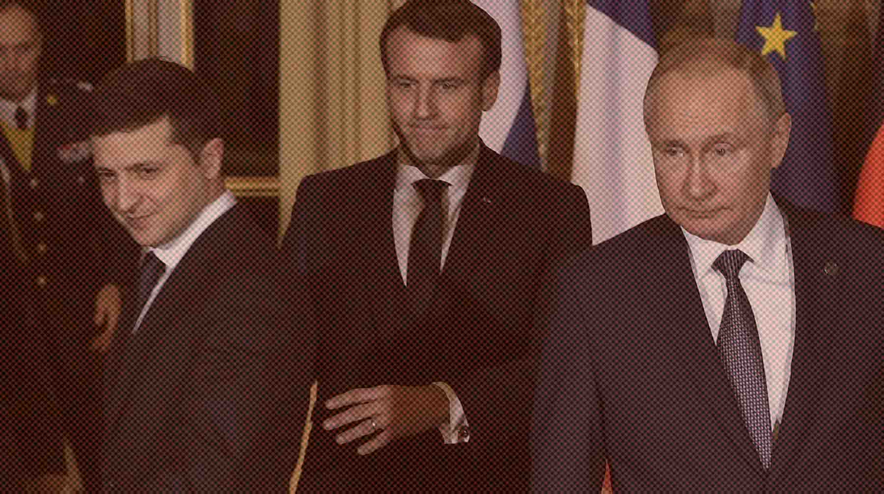 Лидеры встречались лично в 2019 году в Париже Фото: Global Look Press / Алексей Никольский / Kremlin Pool