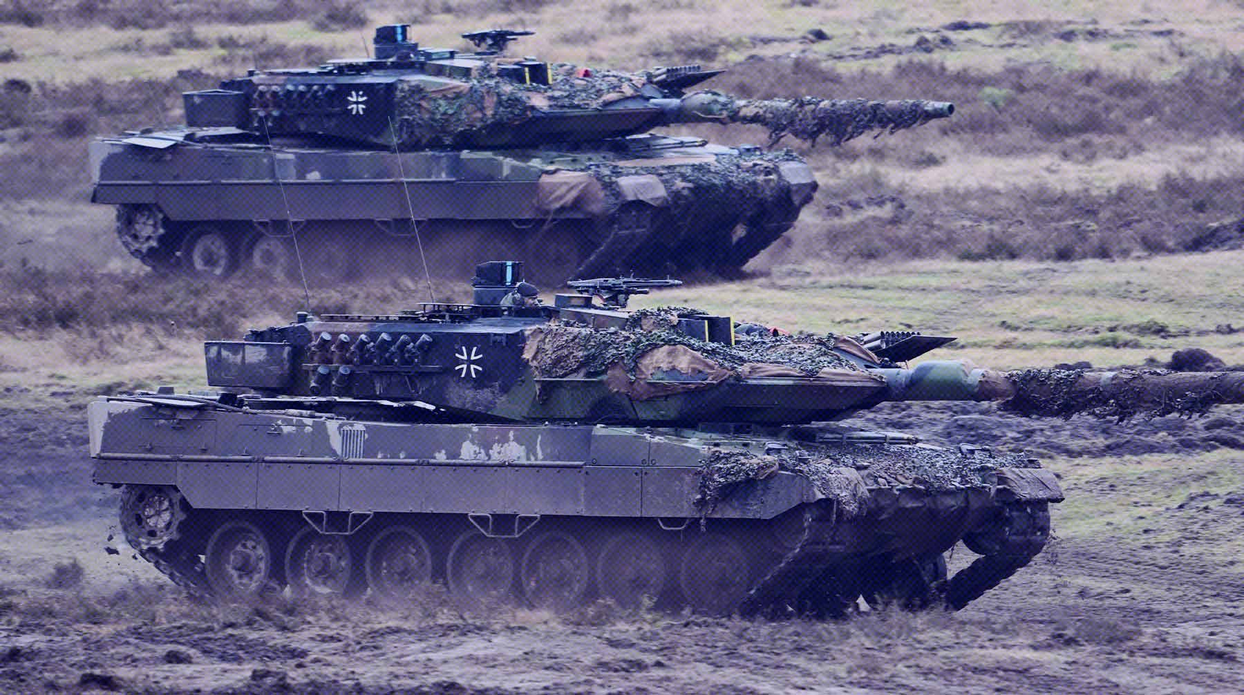 Dailystorm - Путин: России снова угрожают немецкими танками Leopard с крестами на бортах