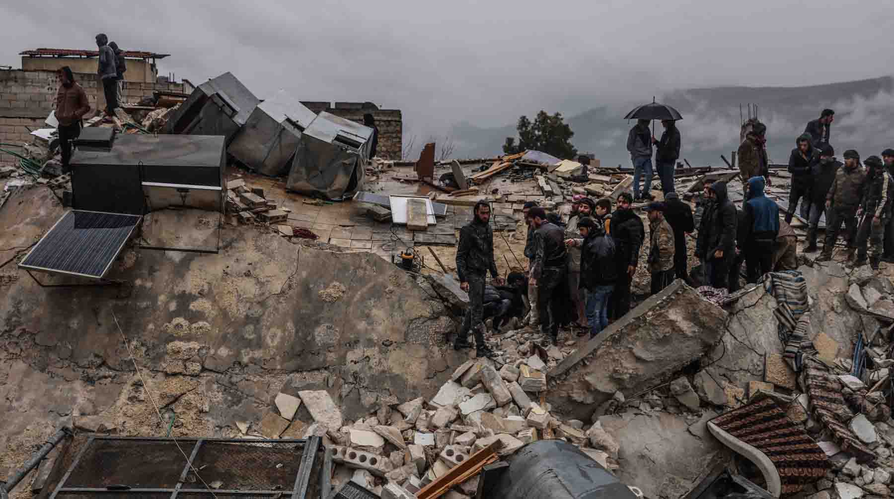 Последствия землятресения в Сирии