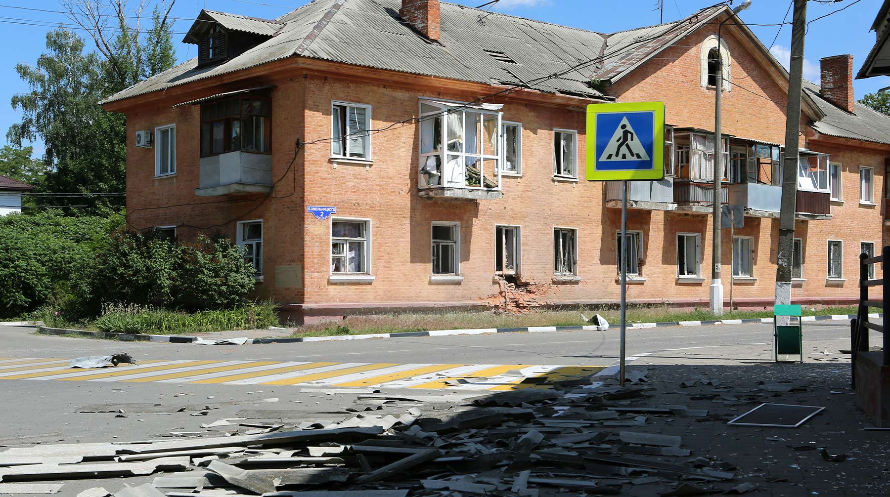 Последствия обстрелов в Белгородской области