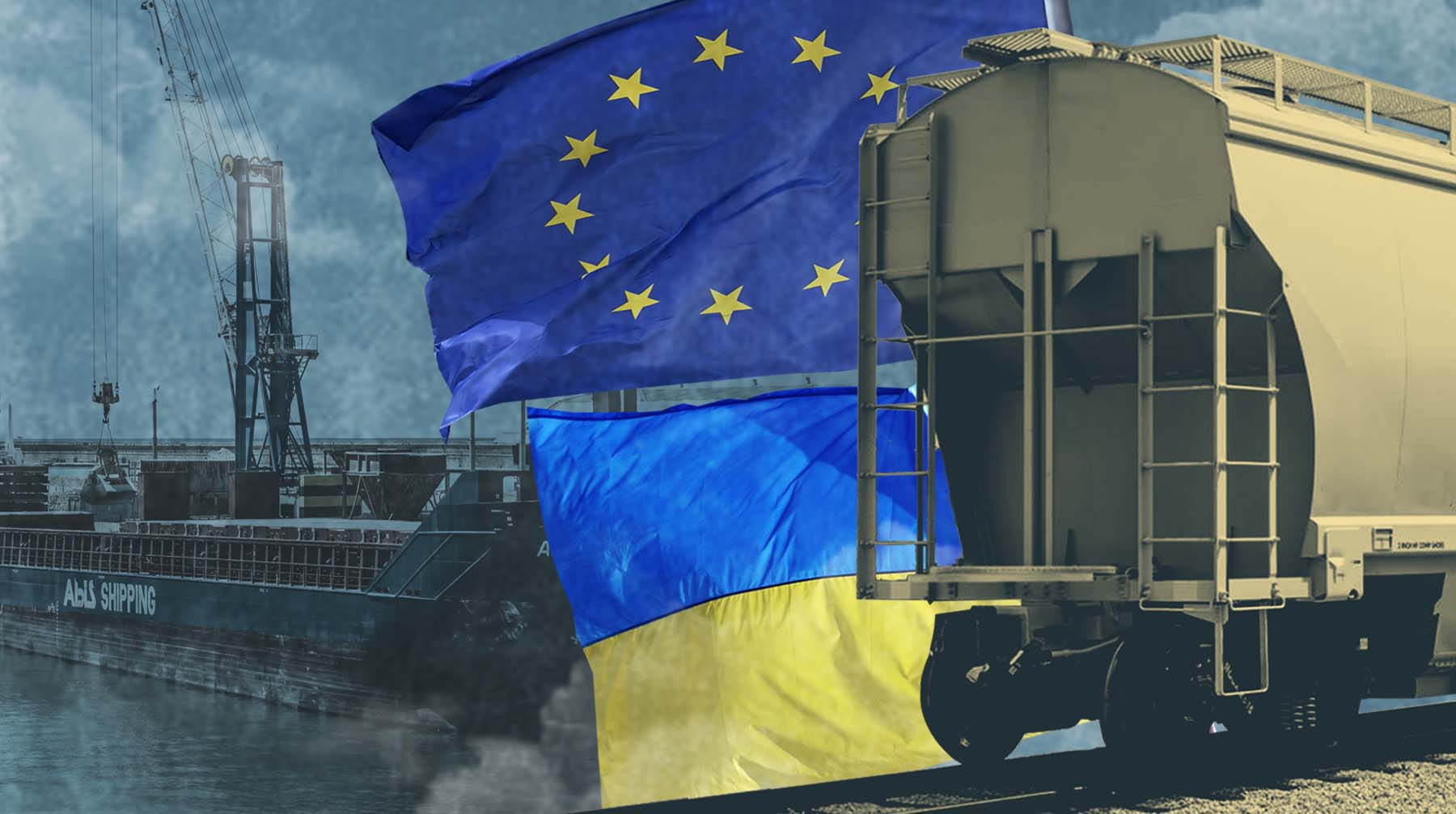 Вице-президент Зернового союза Александр Корбут рассказал о неготовности восточноевропейских железных дорог к транзиту Коллаж: Daily Storm