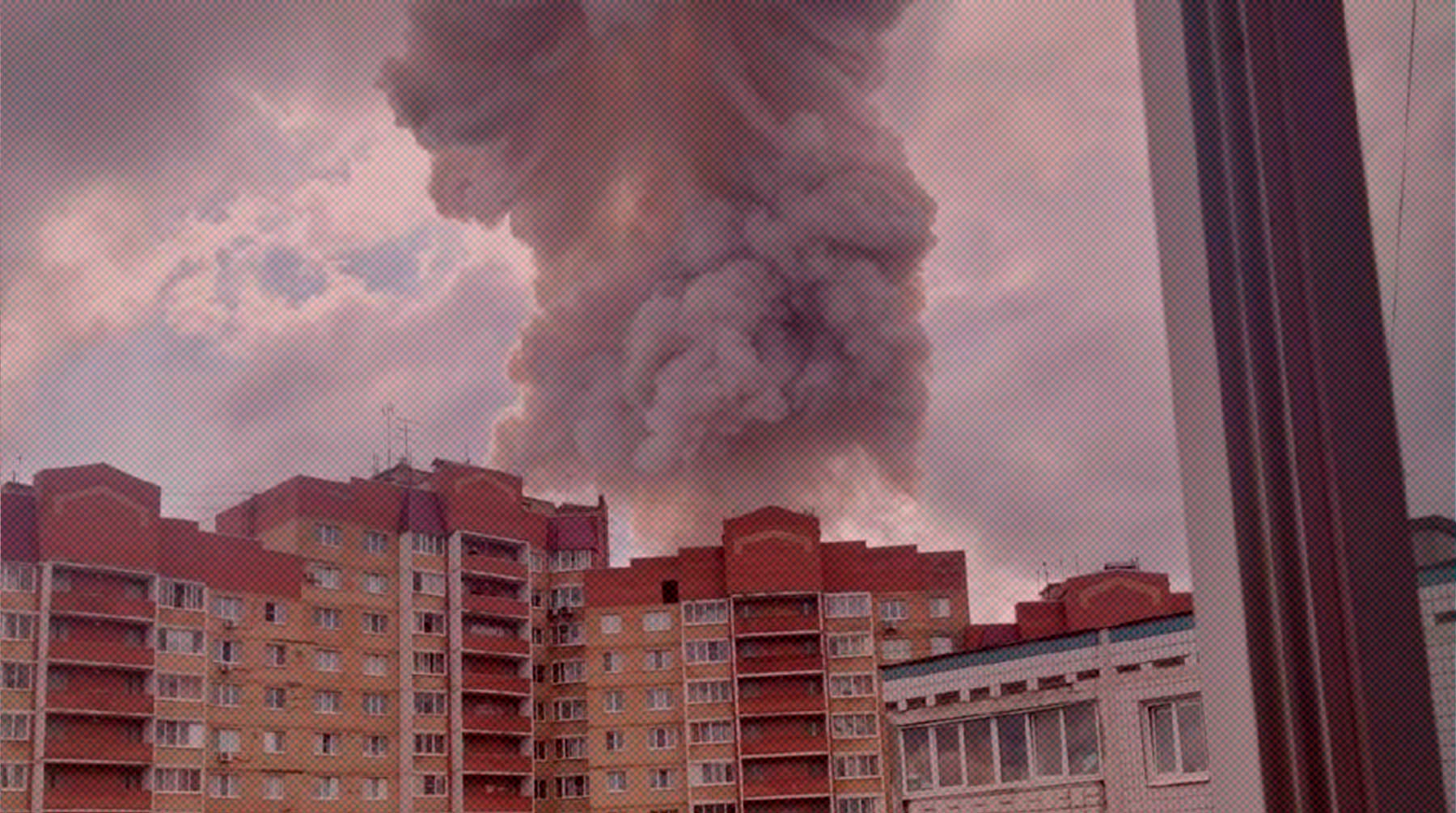 Очевидцы публикуют кадры ЧП Фото: dailystorm.ru