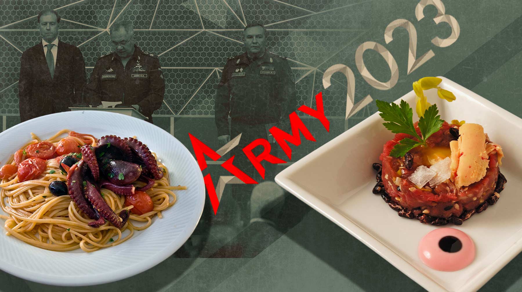 Dailystorm - Тартар из говядины со щучьей икрой и осьминог на гриле: чем кормят гостей форума «Армия-2023»