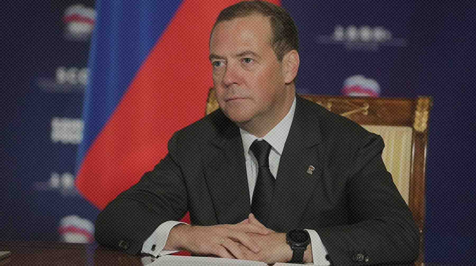 Бывший президент России заявил, что «предсказания Апокалипсиса все ближе» Фото: Global Look Press / Дмитрий Медведев