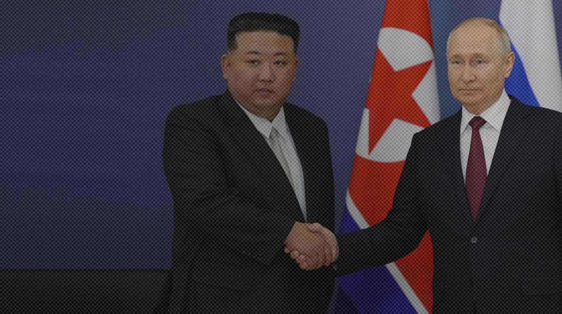 Лидеры РФ и Северной Кореи предложили тосты за укрепление отношений двух стран Владимир Путин и председатель Государственного совета КНДР Ким Чен Ын