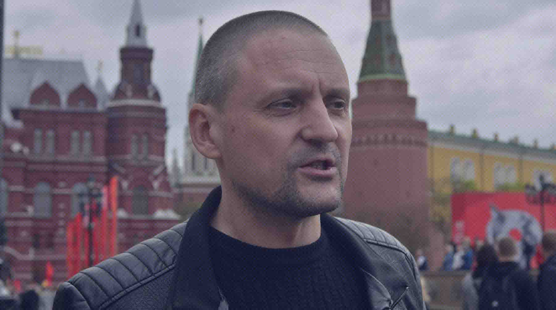 Он участвовал в согласованном митинге КПРФ, пояснил активист Сергей Удальцов
