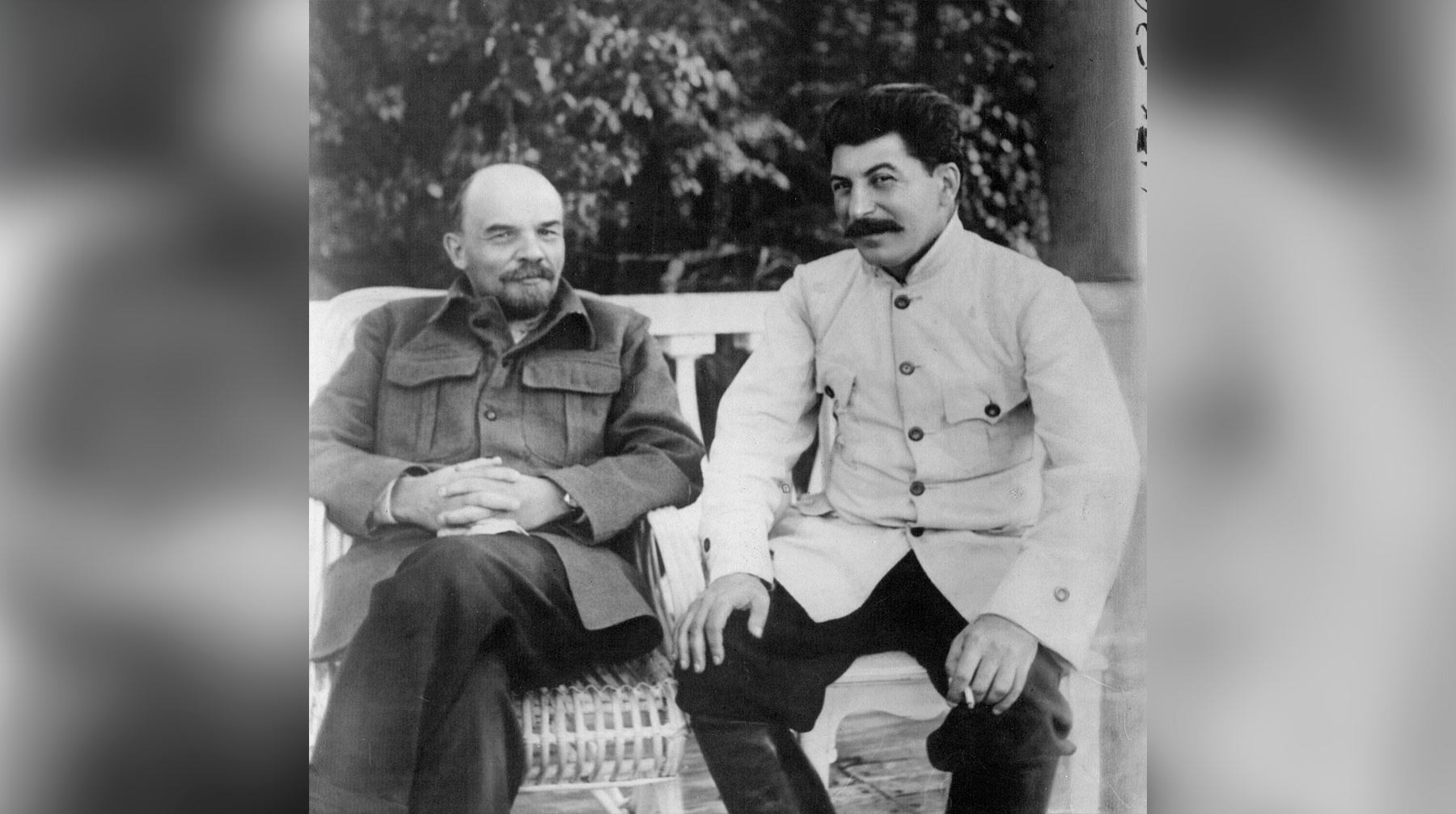 Ленин и Сталин в Горках, 1922