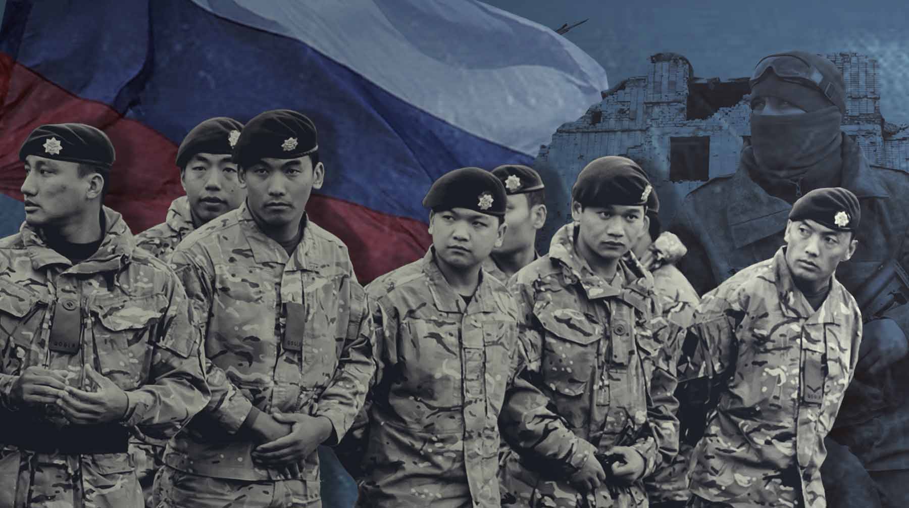 Знаменитые воины с изогнутыми ножами кукри любят культуру России и уважают президента Путина Коллаж: Daily Storm
