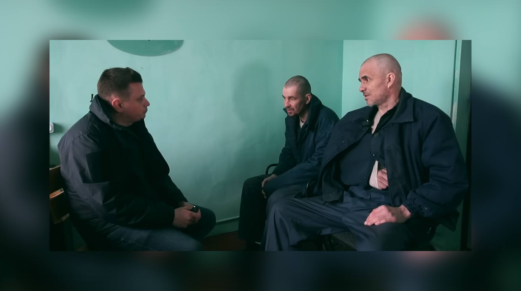 Павел и Вячеслав Чертенковы дают интервью Любомиру Ференсу
