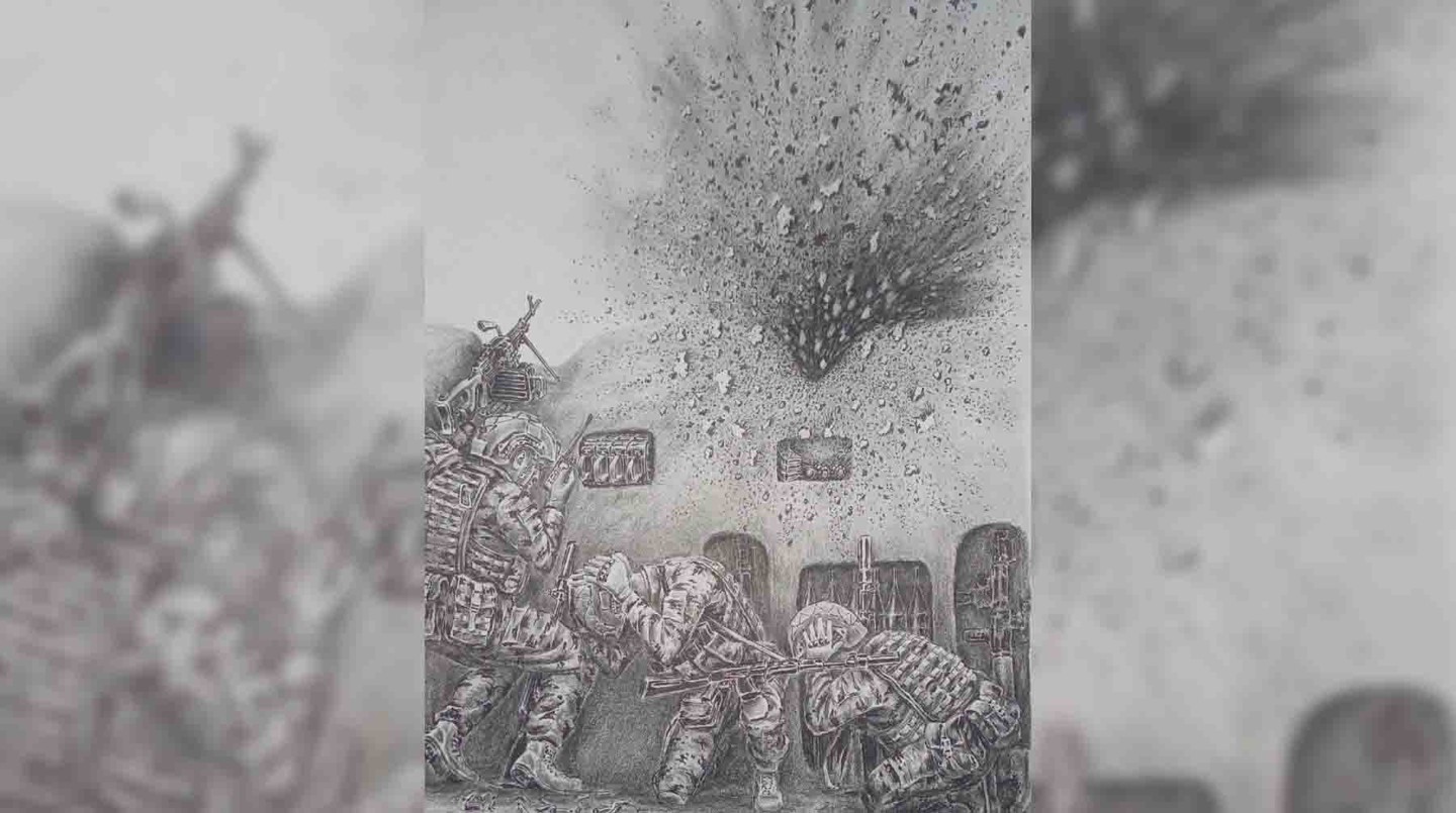 Иллюстрации из книги Госта Юнгера «59 дней штурмовика»