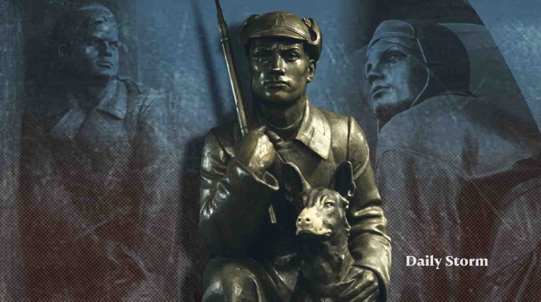 ​​Скульптуры Манизера: как народ превратил овчарку в добермана и где воевала молодежь, которая позировала мастеру