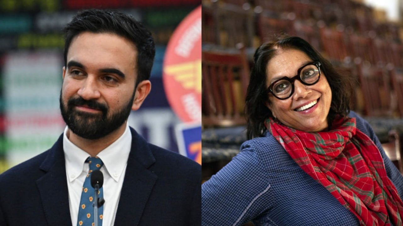 Мэр Нью-Йорка Зохран Мамдани и его мать Мира Наир