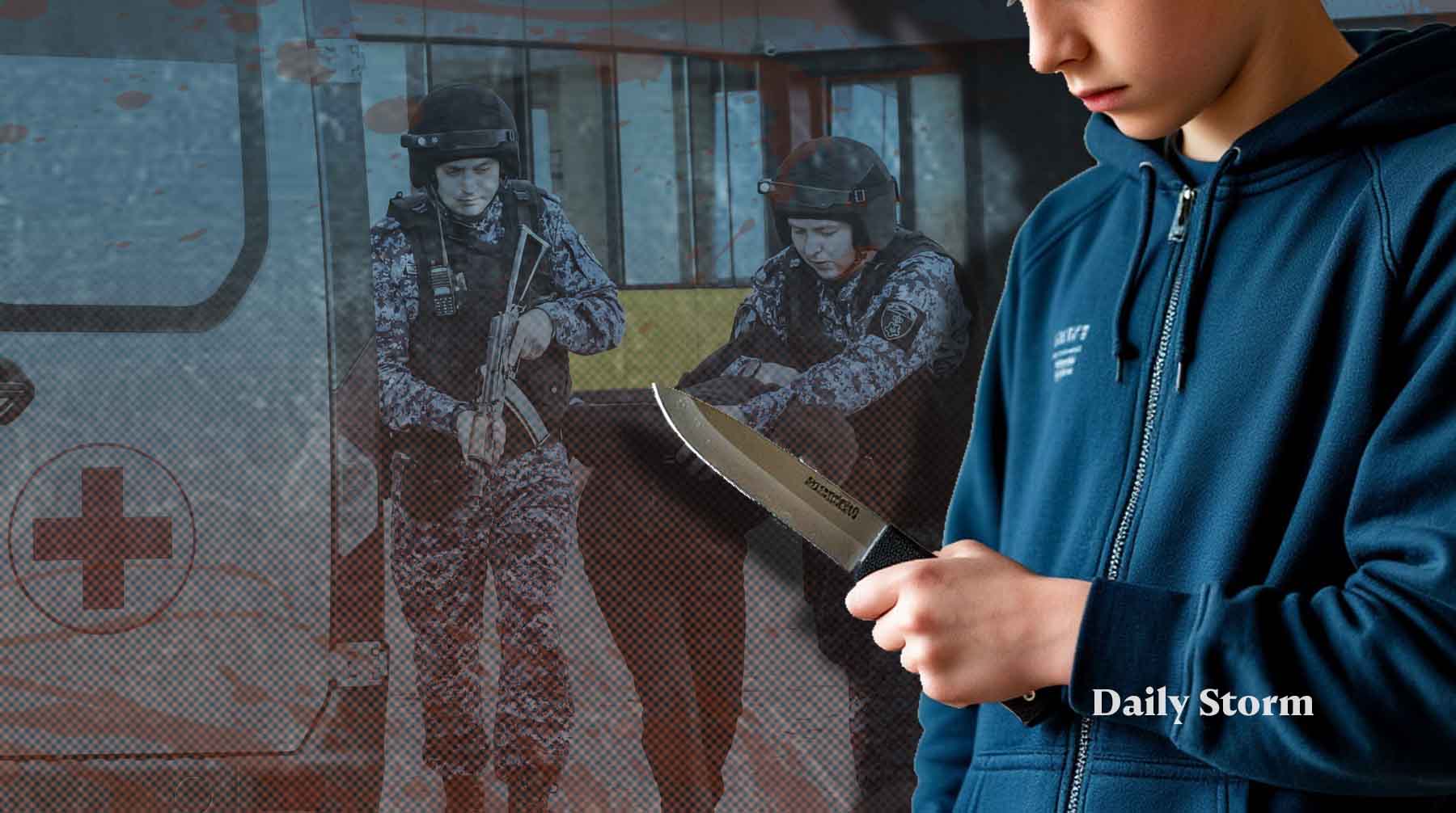 Там были изображены различные лозунги Коллаж: Daily Storm