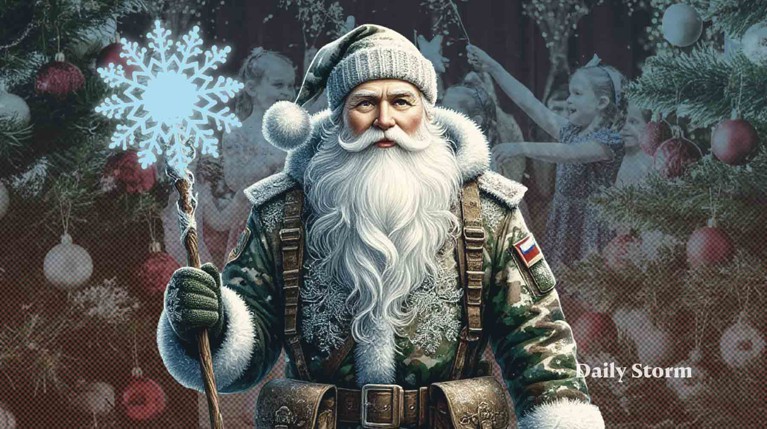 Дед Мороз в камуфляже: почем новый формат детских утренников