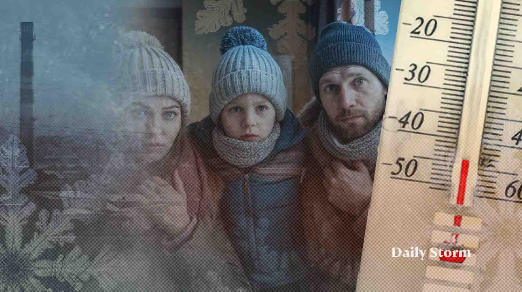 Температура в помещениях опускается до +8 градусов, люди спят в одежде и греются у костров на улице Коллаж: Daily Storm