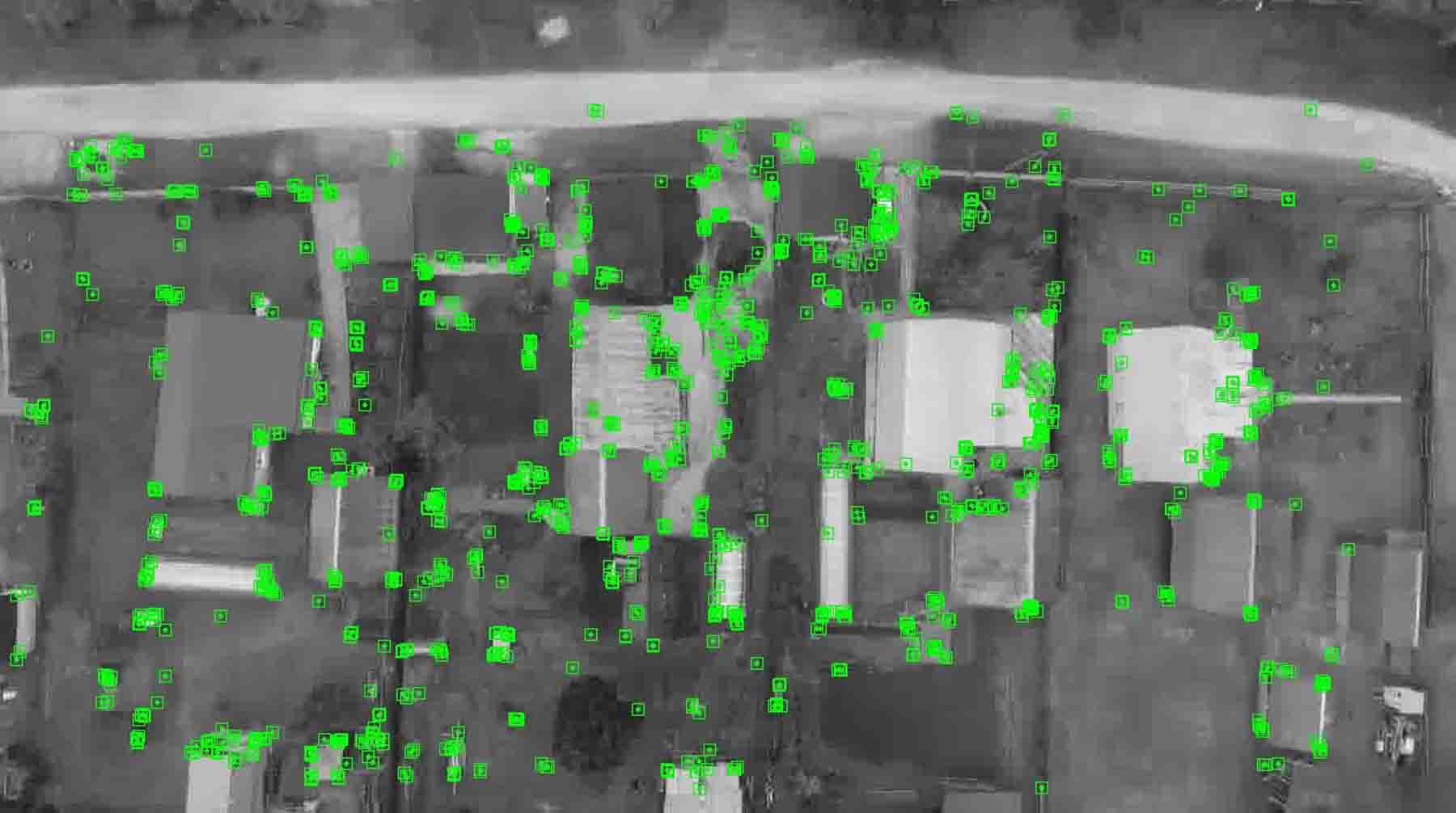 Работа алгоритма для БПЛА