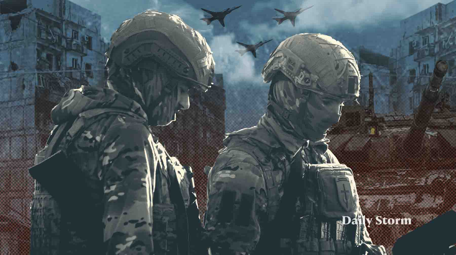 Их подразделение хочет стать примером того, как могут мирно сосуществовать русские и украинцы Коллаж: Daily Storm