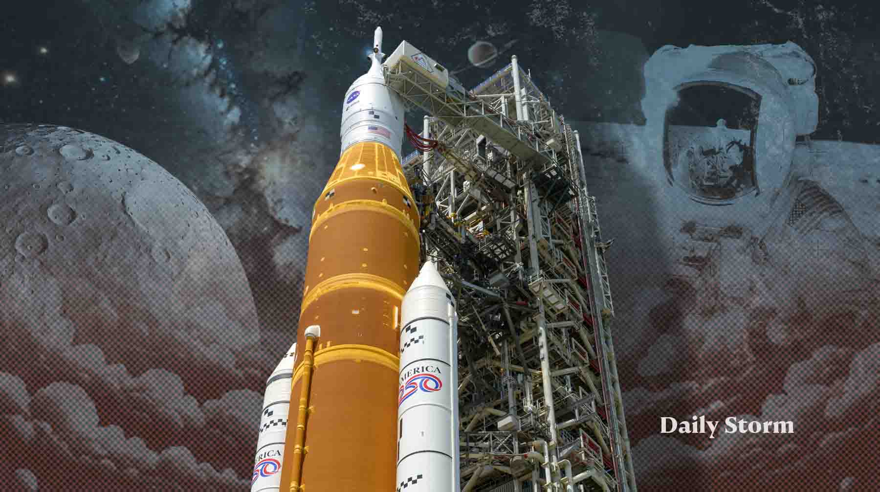 В ночь на 2 апреля США планируют запустить пилотируемый корабль к спутнику Земли Коллаж: Daily Storm