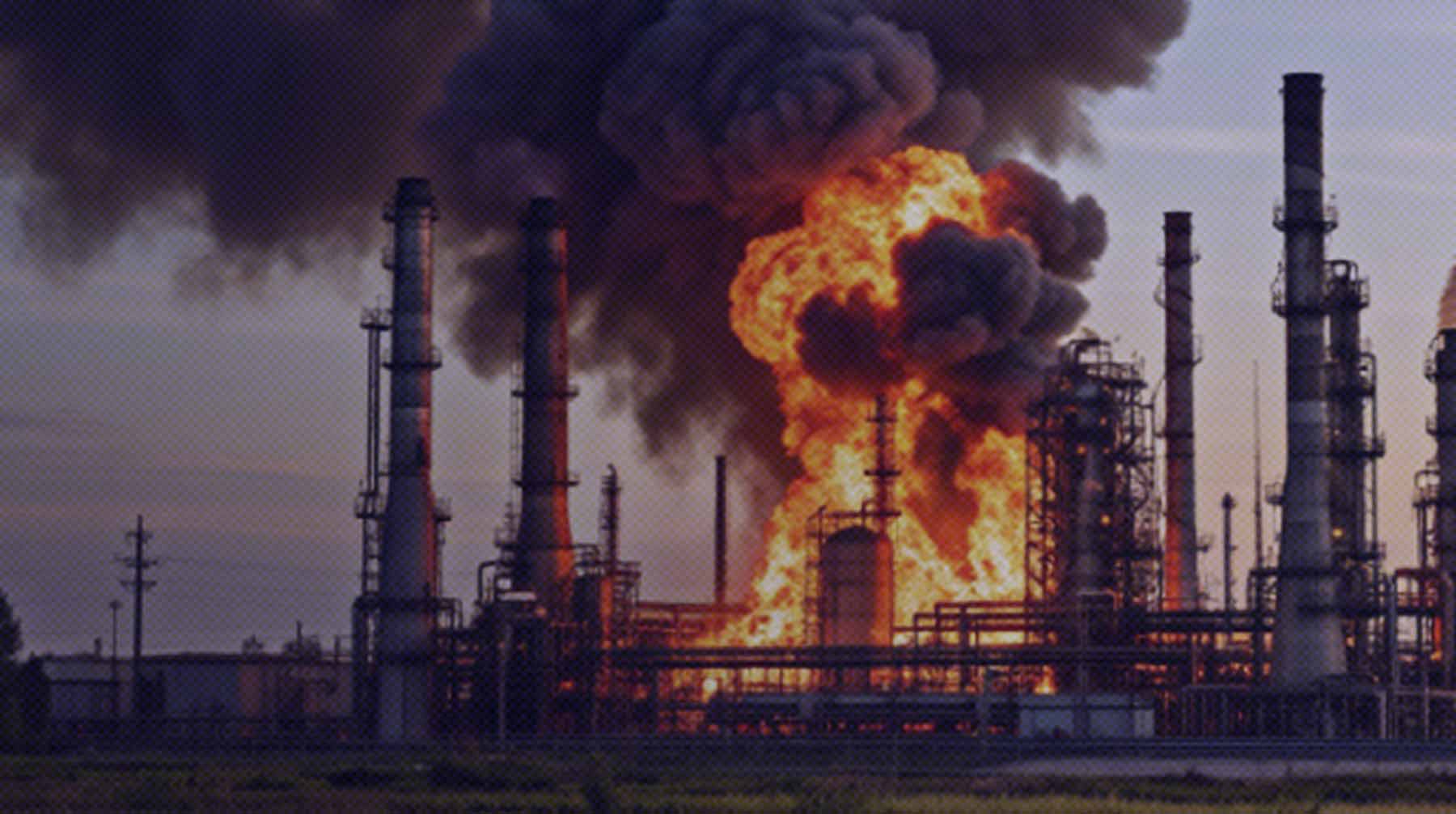 Dailystorm - В Туапсе загорелся НПЗ после падения обломков дронов