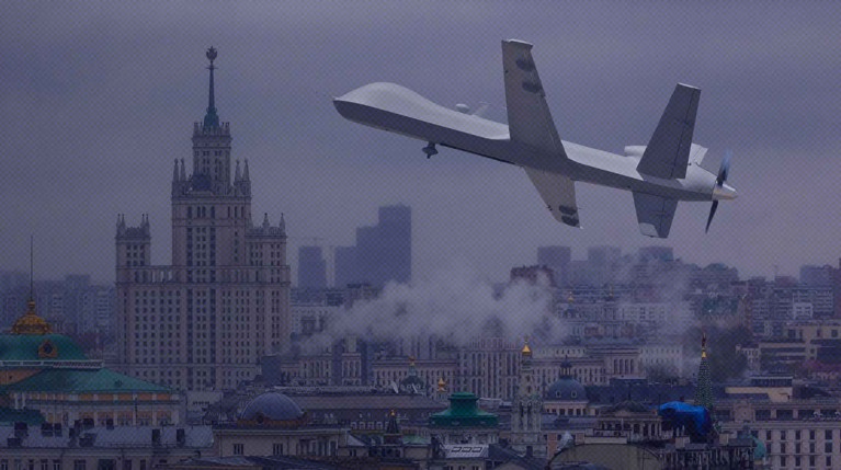 Около 180 БПЛА были сбиты на подлете к столице Коллаж: Daily Storm