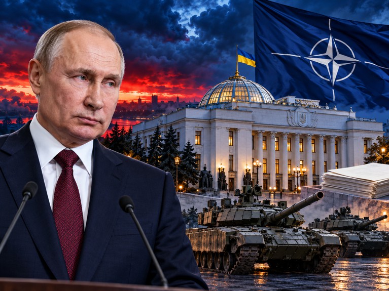 В Верховной раде отреагировали на речь Путина на Валдае законодательными инициативами. Коллаж: Daily Storm