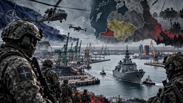 НАТО стягивает к Балтике корабли, беспилотники и военных. Зачем альянс превращает литовский порт в военный узел?